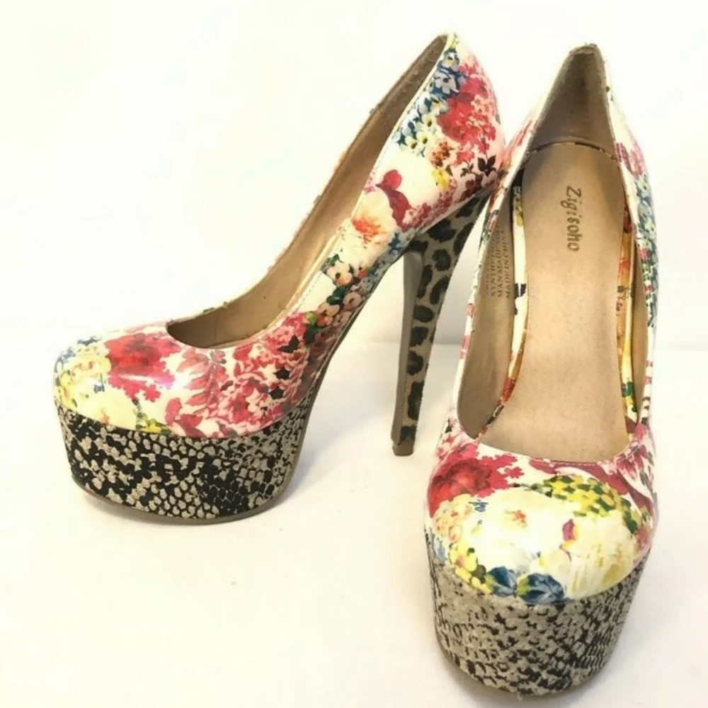 ZIGI SOHO 6.5 M Floral Animal Platforms PRINTY"